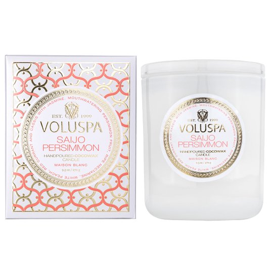 Vela Copo de Vidro + 60H Saijo Persimmon Voluspa