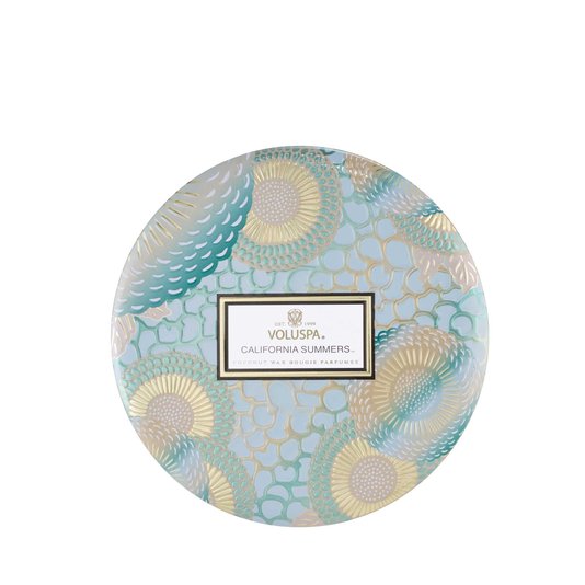 Vela Lata 3 Pavios California Summers Voluspa 60 horas