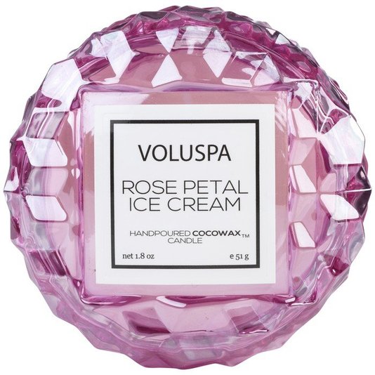 Vela Macaron Rose Petal Ice Cream Roses Voluspa 15 Horas