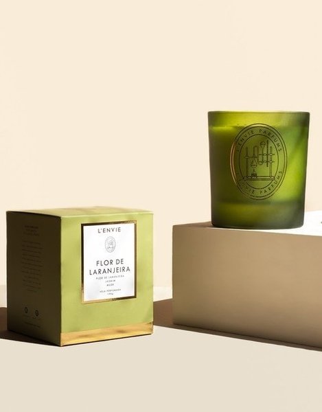 Vela Perfumada Flor de Laranjeira Lenvie 210 g