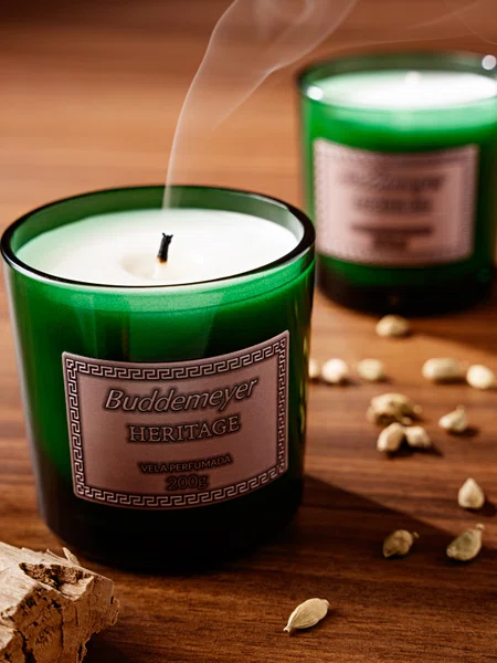Vela Perfumada Heritage 200g Buddemeyer Perfumaria