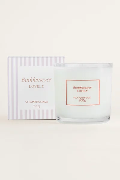 Vela Perfumada Lovely 200g Buddemeyer Perfumaria