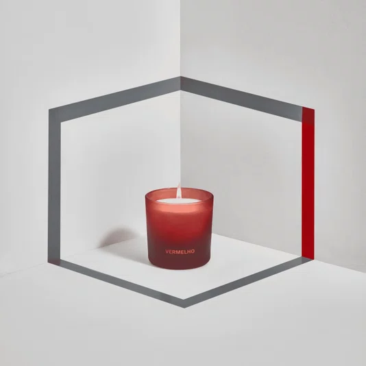 Vela Perfumada Masp Lenvie Vermelho 170 g