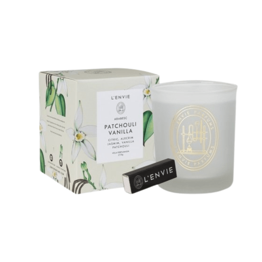 Vela Perfumada Patchouli Vanilla Lenvie 210 g