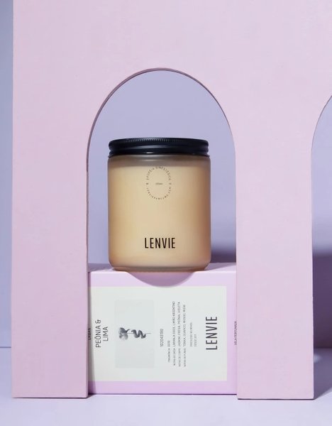 Vela Perfumada Urban Lenvie Peônia & Lima 190 g