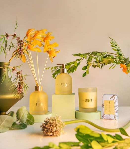 Vela Perfumada Vanilla Bloom PatBo Lenvie 210g