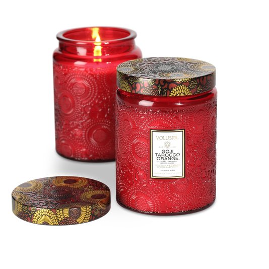Vela Pote G Relevo Goji Tarocco Orange Voluspa 100 Horas