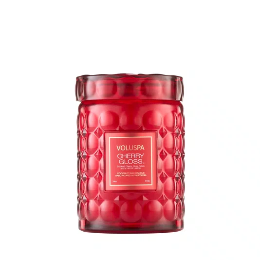 Vela Pote G Tampa De Vidro 100H Cherry Gloss Voluspa