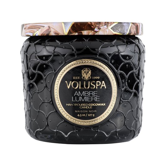 Vela Pote Vidro Ambre Lumiere Voluspa 35 Horas