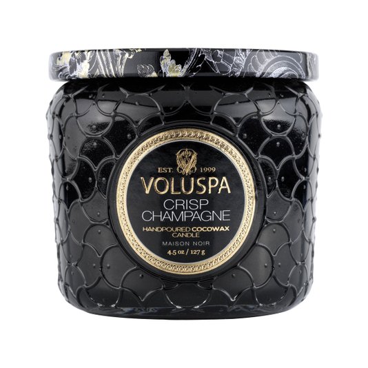 Vela Pote Vidro Crisp Champagne Voluspa 35 Horas