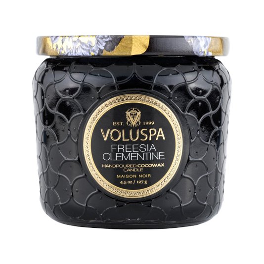 Vela Pote Vidro Freesia Clementine Voluspa 35 Horas
