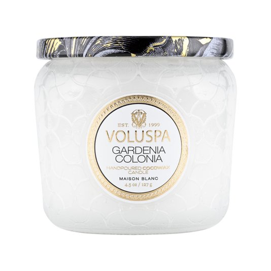 Vela Pote Vidro Gardenia Colonia Voluspa 35 Horas