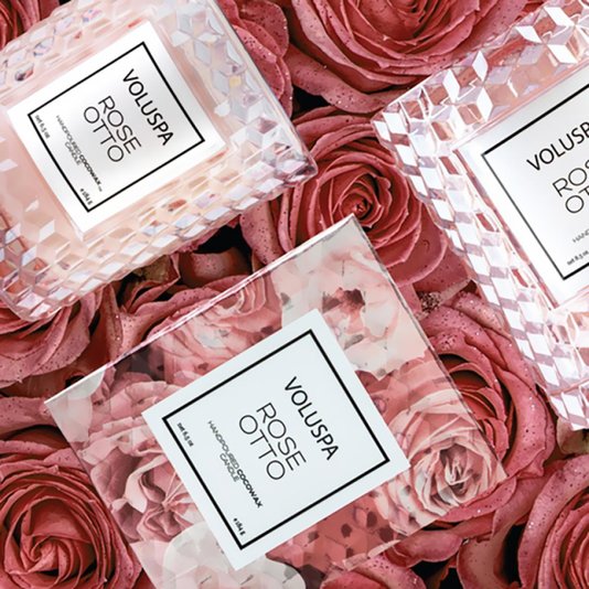 Vela Rose Otto Roses Voluspa 55 Horas