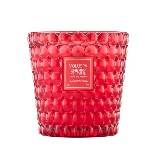Vela Vaso Pedestal 3 Pavios +80H Cherry Gloss Voluspa
