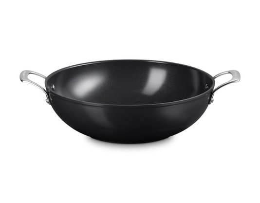 Wok com Alça Non-Stick Ceramic Le Creuset 32 cm
