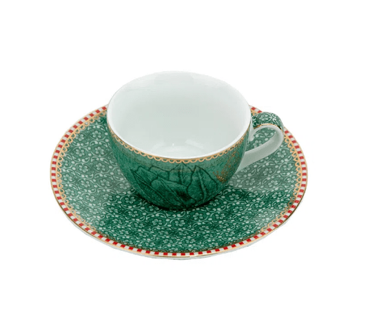Xícara de Café com Pires Spring to Life Pip Studio Verde