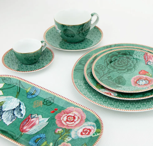 Xícara de Café com Pires Spring to Life Pip Studio Verde