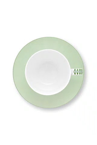 Xícara de Chá Tiles Pip Studio Verde Claro 280 ml