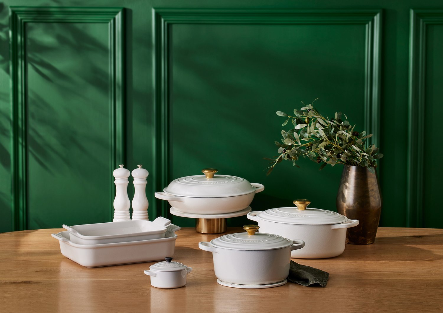 Panela Redonda Signature Le Creuset Branco 16 cm - LCL Home