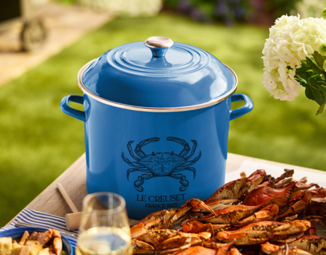 Panela Stock Pot Caranguejo Le Creuset Light Marseille 15,1 Litros