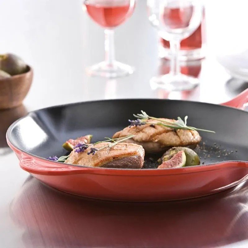 Skillet Redonda Tradition Vermelha Le Creuset 16cm - LCL Home
