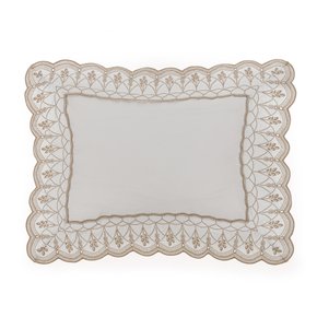 Almofada 100% Algodão Limonatti Trussardi Branco 30 x 40 cm