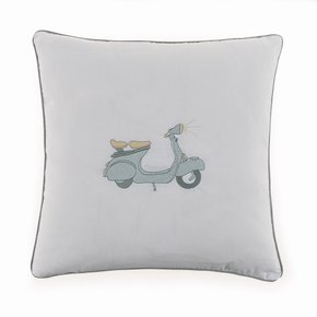 Almofada 100% Algodão Nicco Trussardi Estampado 45 x 45 cm