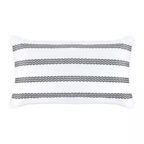 Almofada Averno Buddemeyer Luxus Branco/Cinza Oliva 30X50CM