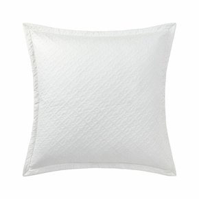 Almofada B Monogram Algodão 65 x 65 Boss Home Branco
