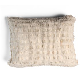 Almofada Bromelia Pia Laus Cru 30 x 50 cm