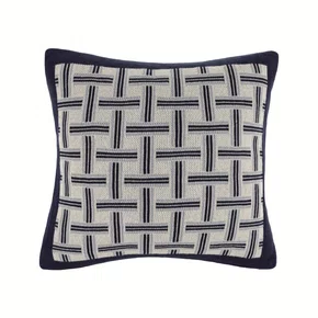 Almofada Canti Tricot Trussardi Azul 40cm x 40cm