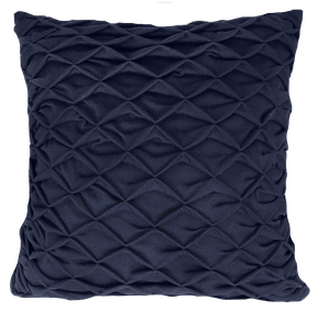 Almofada de Tricô Origami Decortextil Marinho 52 x 52 cm