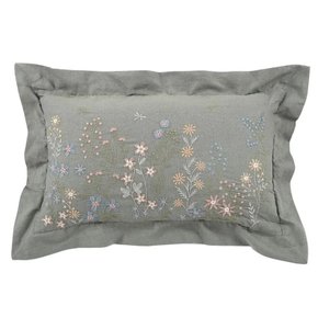 Almofada Elisa Buddemeyer Luxus Verde Safari 30 x 50 cm