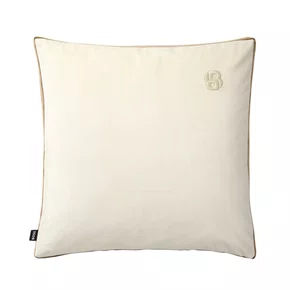 Almofada em Veludo B Velvet Boss Home Amêndoa 43 x 43 cm