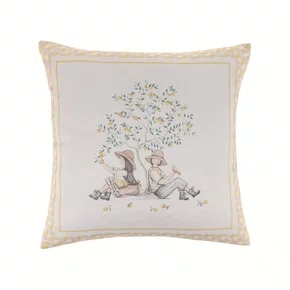 Almofada Frutti 300 Fios Trussardi Estampado 45cm x 45cm