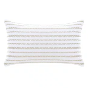 Almofada Lipari Branco/Bege Buddemeyer Luxus 30X50CM