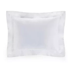 Almofada Messina 1000 Fios Trussardi Branco e Branco 30cm x 40cm