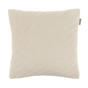 Almofada Salina Tricot 45 x 45 Branco Karsten
