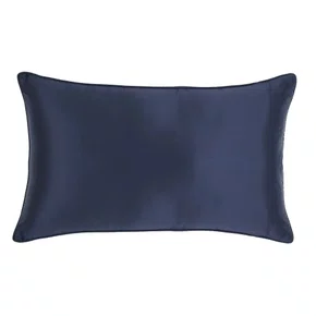 Almofada Seda Royale Buddemeyer Luxus Azul Marinho 30cm x 50cm