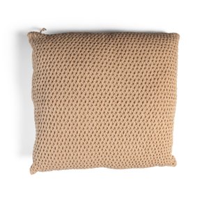 Almofada Sofisticada Pia Laus Bege Trigo 50 x 50 cm