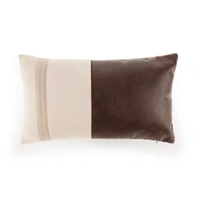Almofada Taviano Trussardi Bege/Marrom 30 x 50 cm