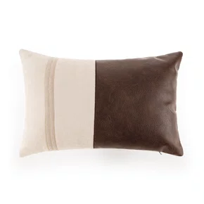 Almofada Taviano Trussardi Bege/Marrom 40 x 60 cm