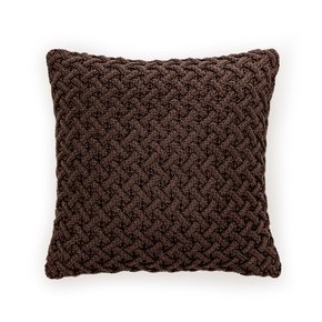 Almofada Tricot 100% Algodão San Lorenzo Trussardi Cioccolato 40 x 40 cm