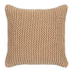Almofada Tricot Piemonte Buddemeyer Luxus Kaki 40 x 40 cm