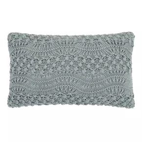 Almofada Tricot Veneto Buddemeyer Luxus Azul 30 x 50 cm