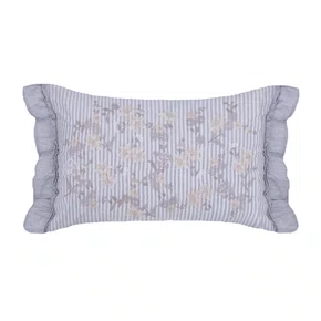Almofada Vernazza Cinza Buddemeyer Luxus 30 x 50 cm