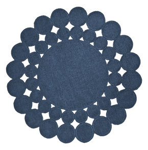 Americano Sfere Branco e Azul 40 cm