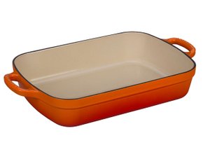Assadeira Retangular Signature 37 cm Laranja Le Creuset