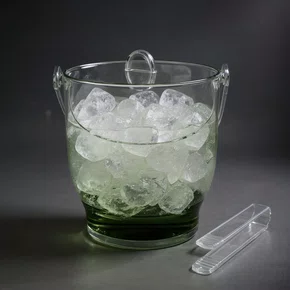 Balde de Gelo Acrílico 21,5 cm Verde