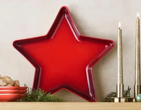 Bandeja de Servir Estrela Le Creuset Vermelho 36cm